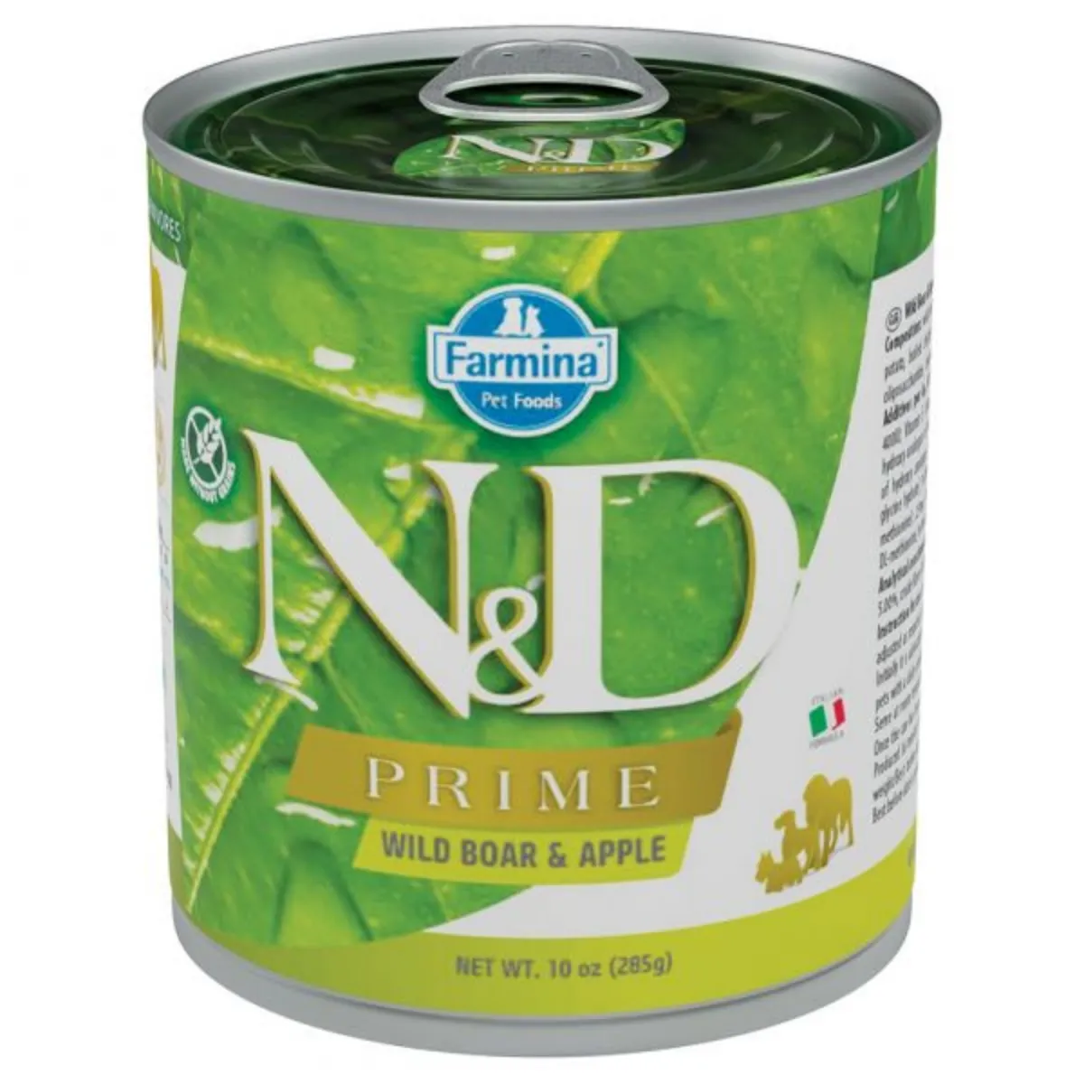 N&D Prime, XS-XL, Mistreț și Măr, conservă hrană umedă fără cereale câini, (în sos), 285g [1]