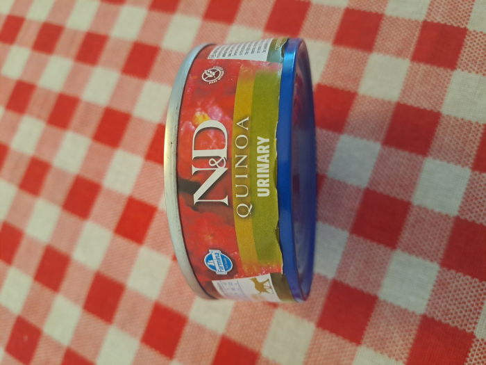 N&D Quinoa Adult Urinary, Rață, conservă hrană umedă fără cereale pisici, sistem urinar, (în sos), 80g [2]