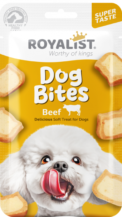 Royalist Dog Bites cu Vita – Gustare Premium pentru Câini, 35g [1]