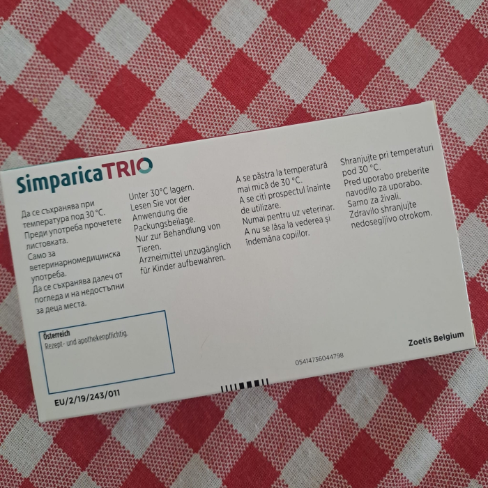 Simparica Trio 24mg 10-20kg, 1 tableta [4]