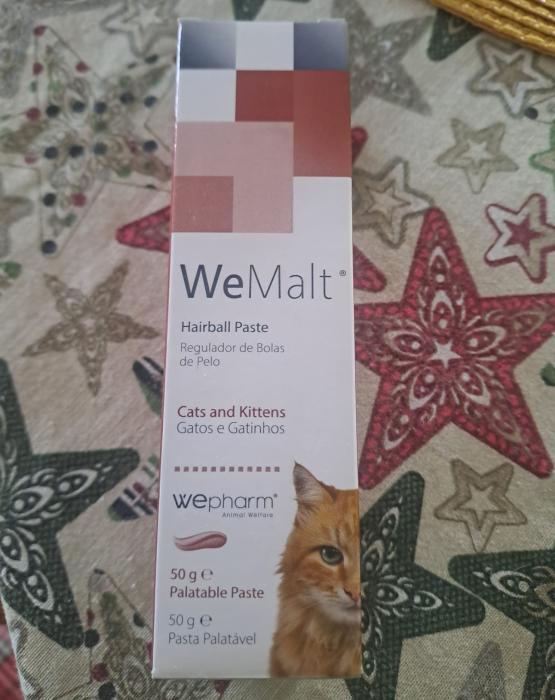 WeMalt Pasta, supliment sub forma de pasta pentru pisicile adulte si puii de pisica, 50 g [2]