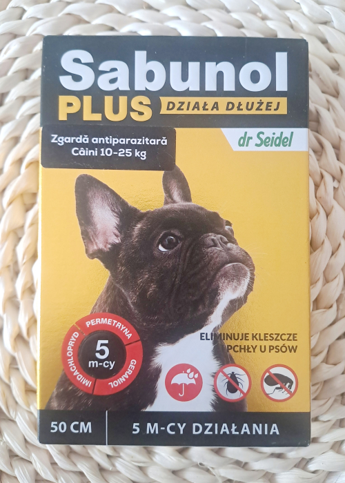 Zgarda antiparazitara caini , Sabunol Plus, 10-25 kg , 50 cm [5]