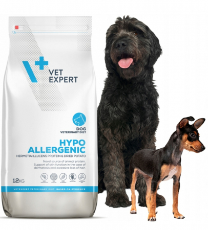 DIETE VETERINARE - 4T Veterinary Diet Hypoallergenic Dog Insect, 12 Kg