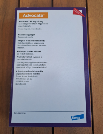 Advocate pentru pisici 4 kg - 8 kg, 1 pipeta [1]