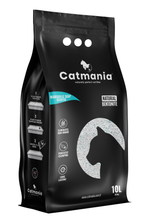 ASTERNUT SI LITIERE - CATMANIA Bentonita Marseille Soap, Asternut Litiera 10 L