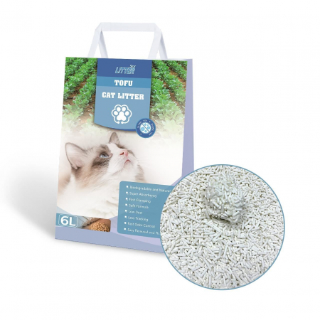 ASTERNUT NATURAL TOFU PENTRU PISICI TIP PELETI 6L 2.7KG [1]