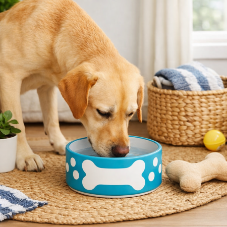 ACCESORII - Bol ceramic pentru câini, 1400 ml