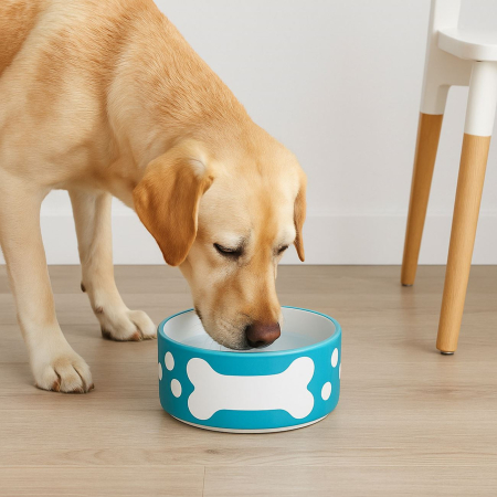 CAINI - Bol ceramic pentru câini, 1400 ml