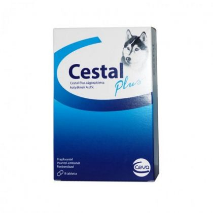 Deparazitari Caini - CESTAL DOG PLUS CHEW FLAVOUR, 8 TABLETE