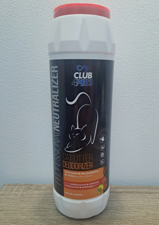 CLUB4PETS ODORIZANT & NEUTRALIZATOR DE MIROS PENTRU LITIERĂ, CU AROMĂ DE FRUCTE, 500g [2]