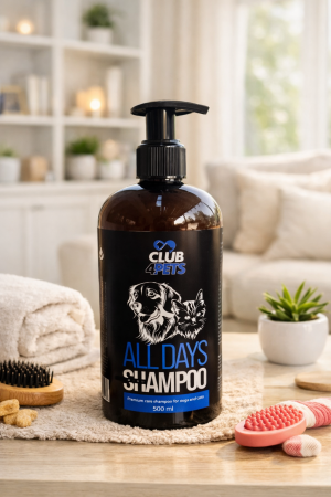 CLUB4PETS Sampon premium ALL DAYS pentru caini si pisici, Uz zilnic, 500 ML [2]