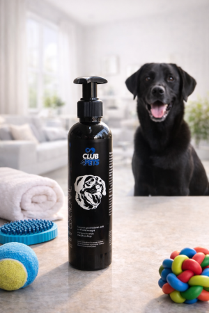 SAMPOANE - CLUB4PETS Sampon profesional BLACK HAIR pentru caini adulti cu blana neagra, 250 ML
