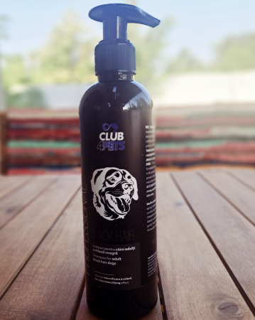 SAMPOANE - CLUB4PETS Sampon profesional BLACK HAIR pentru caini adulti cu blana neagra, 250 ML
