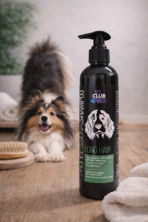 CLUB4PETS Sampon profesional LONG HAIR pentru caini adulti cu blana lunga, 250 ML [1]