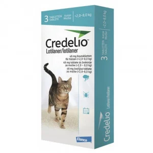 Deparazitari Pisici - Credelio pentru pisica,  1 tablete, 2-8KG