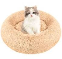 CAINI - Culcus 4DOG Deluxe Rotund Plush S 52x9CM Bej