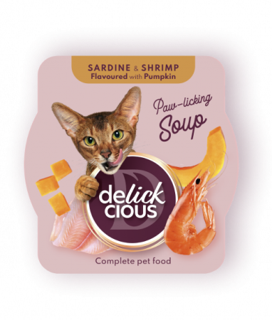 Delickcious. Supa de sardină cu creveți aromată cu dovleac, 80 g. [1]