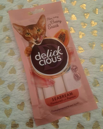 DELICKCIOUS, Recompense cremoase cu dorada si aroma de papaya, 60g [2]