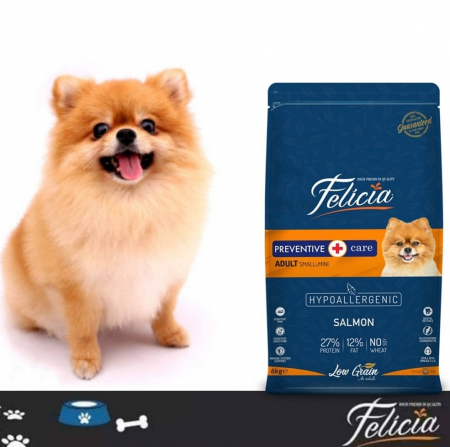 Felicia Hrana Caini Adulti Small-Mini Hipoalergenic Preventive-Care cu Somon 6kg [6]