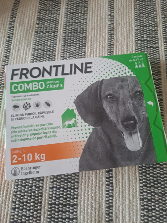 Frontline Combo pentru caine S (2 -10 kg) - 1 Pipeta Antiparazitare [1]