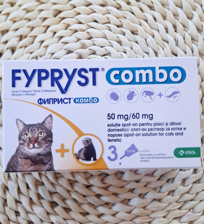 Fypryst Combo Cat 50 mg, o pipeta antiparazitare pentru pisici [3]