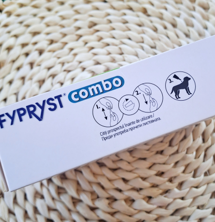 Fypryst Combo Dog M 134 mg pipete antiparazitare caini talie medie (10 - 20 kg), 1 buc [3]