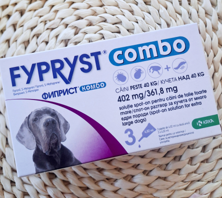 FYPRYST COMBO, solutie spot-on pentru caini de talie foarte mare XL ( peste 40kg), 1 buc [3]