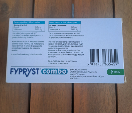 FYPRYST COMBO, solutie spot-on pentru caini de talie mare  L (20 - 40kg), 1 buc [7]