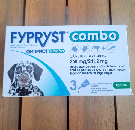 FYPRYST COMBO, solutie spot-on pentru caini de talie mare  L (20 - 40kg), 1 buc [5]