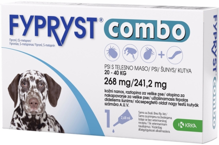 Deparazitari Caini - FYPRYST COMBO, solutie spot-on pentru caini de talie mare  L (20 - 40kg), 1 buc