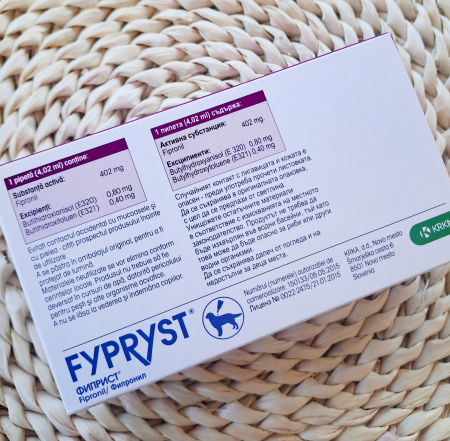 FYPRYST, deparazitare externă câini, pipetă repelentă, XL(40 - 60kg), 1 buc [2]