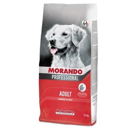 MORANDO - Hrana completa pentru caini adulti cu carne de vita, 15 kg