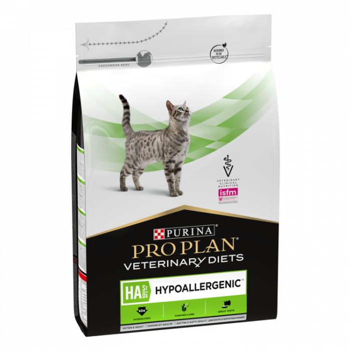 DIETE VETERINARE - Hrana dietetica pentru pisici Purina VD, HA Hypoallergenic, 3,5Kg