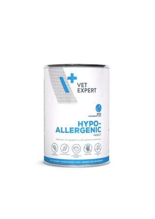 DIETE VETERINARE - INSECTĂ HIPOALERGENICĂ UMEDĂ, 400 g