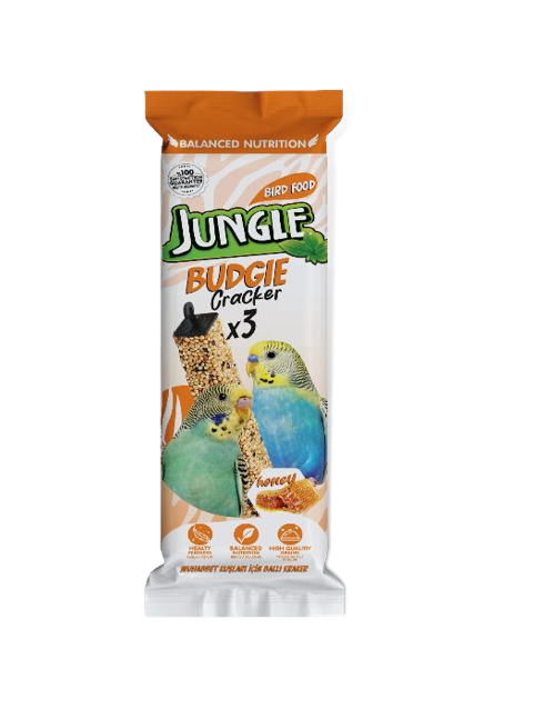 PASARI SI ROZATOARE - JUNGLE Baton PERUS Miere 3x28g