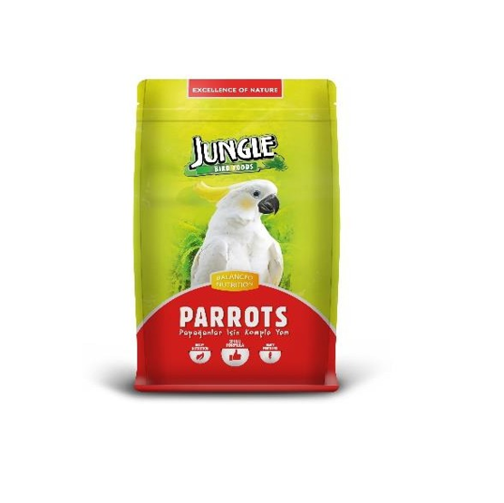 PASARI SI ROZATOARE - JUNGLE Hrana pasari PAPAGALI MARI 500g