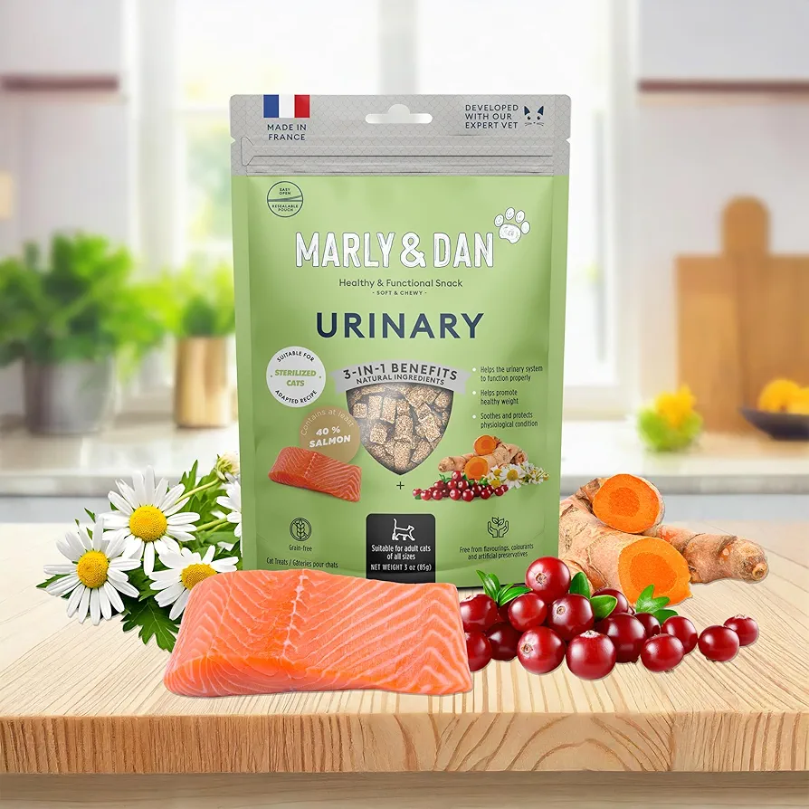 RECOMPENSE - Marly&Dan Soft&Chewy Urinary Suplimente pentru Pisici 40g