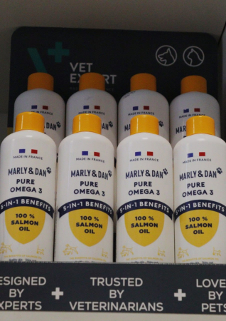 Marly&Dan. Ulei de somon pur, pentru caini si pisici, Omega-3, 250 ml [2]