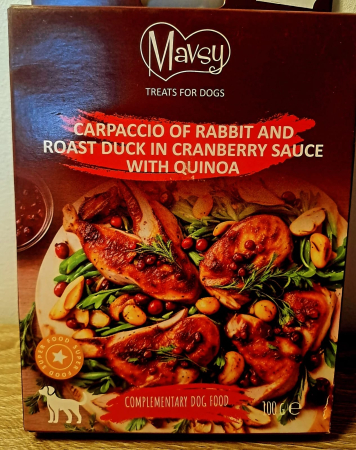 Mavsy carpaccio de iepure și rață friptă în sos de merișoare [5]