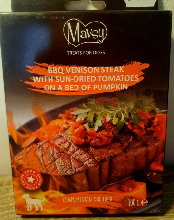 Mavsy friptură de vânat la grătar cu roșii uscate la soare pe un pat de dovleac [4]