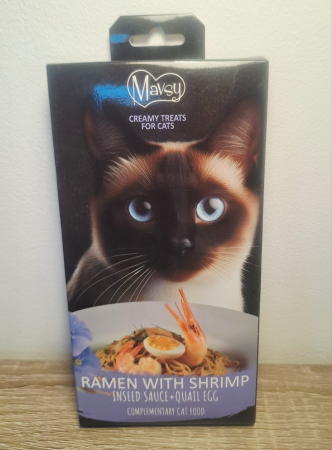 Mavsy ramen cu creveți în sos de in și ou de prepeliță [5]