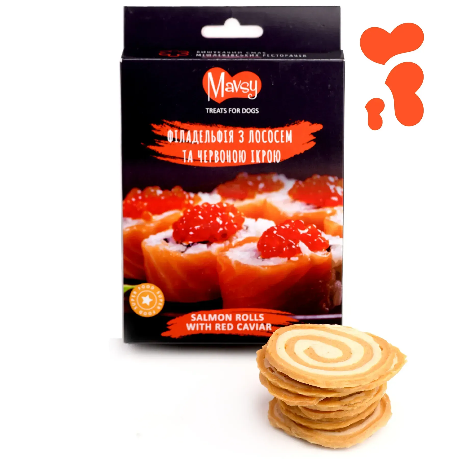 Mavsy rulouri de somon cu caviar roșu [3]