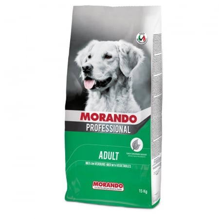 MORANDO - Hrană completă MORANDO pentru caini adulti cu mix si legume, 15 KG
