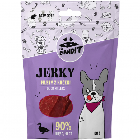 RECOMPENSE - Mr. Bandit JERKY Rață 80g