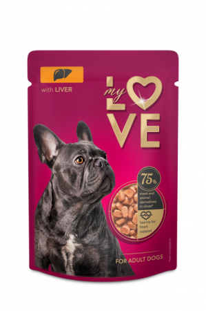MY LOVE - MY LOVE Plic caini Ficat in sos, 100 g