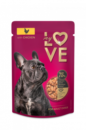 MY LOVE - MY LOVE Plic caini Pui in sos, 100 g