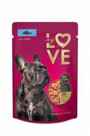 MY LOVE - MY LOVE Plic caini Peste in sos, 100 g