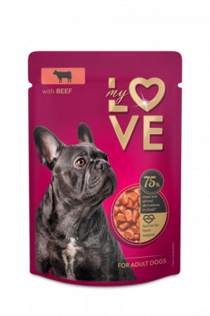 MY LOVE - MY LOVE Plic caini Vita in sos, 100 g