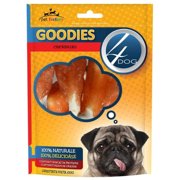 RECOMPENSE - Recompense 4DOG Goodies Chicken Leg 100g