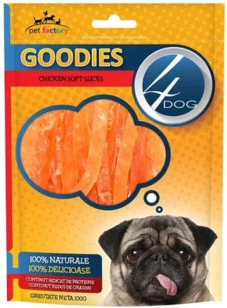 RECOMPENSE - Recompense 4DOG Goodies Soft Chicken Slices 100g